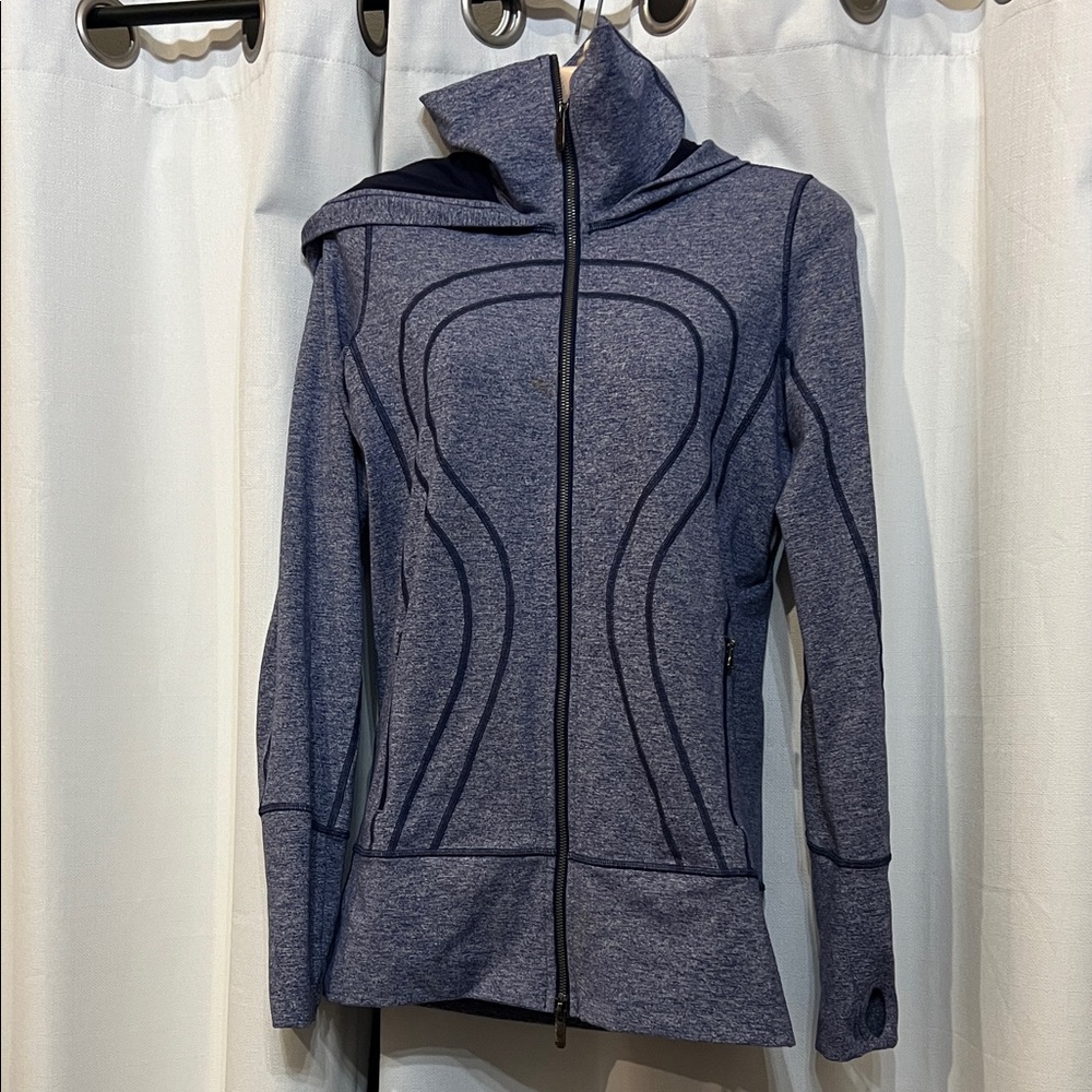 Lululemon Blue Zip-Up Athletic Jacket